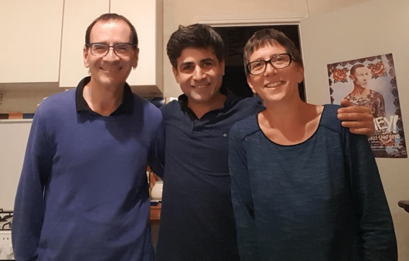 photo des hébergeurs avec une personne hébergée